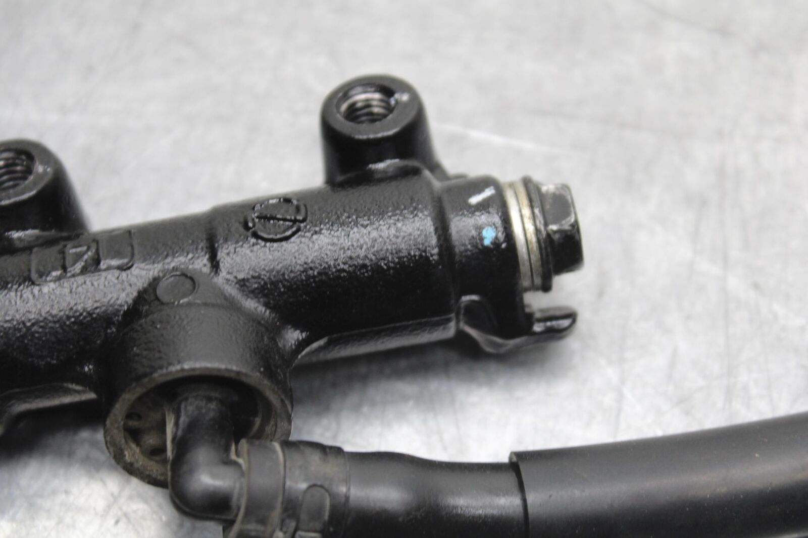 15-16 KAWASAKI EX300 REAR BACK BRAKE MASTER CYLINDER W RESERVOIR BB635