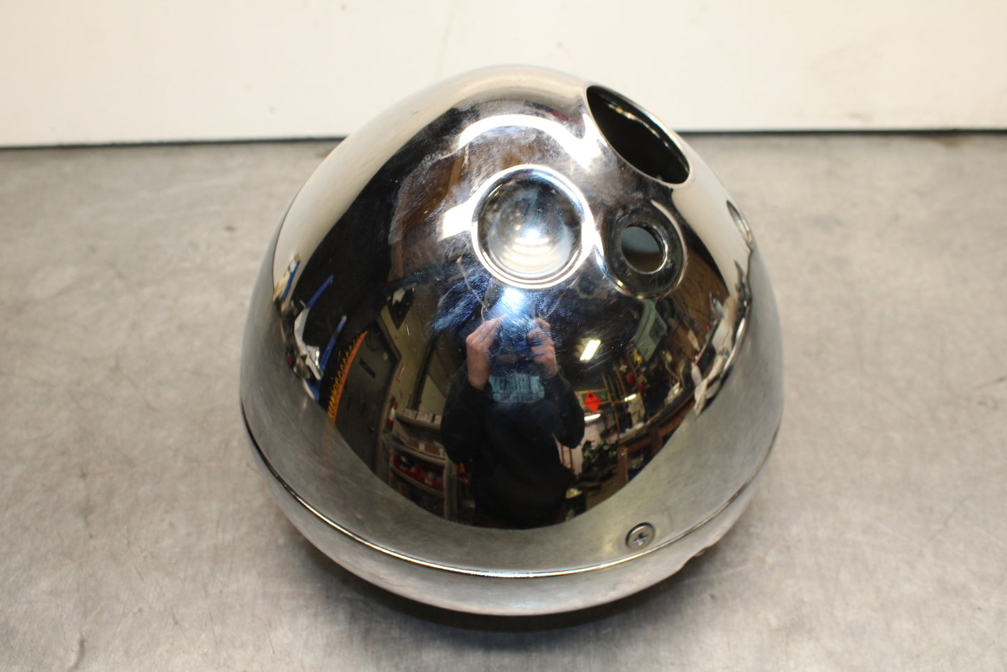 06-07 YAMAHA V STAR 1100 FRONT HEAD LIGHT HEADLIGHT LAMP BB124