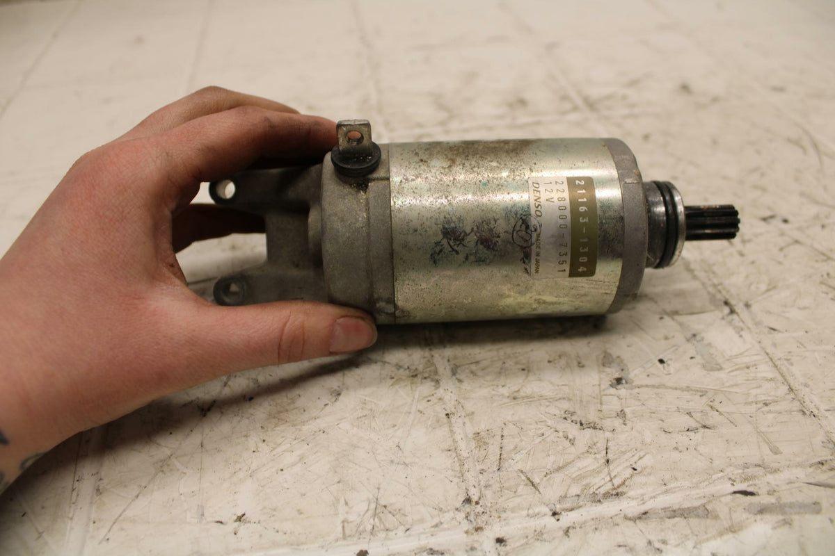 01 KAWASAKI NINJA ZX6R ENGINE STARTING STARTER MOTOR -DC 12V BB25
