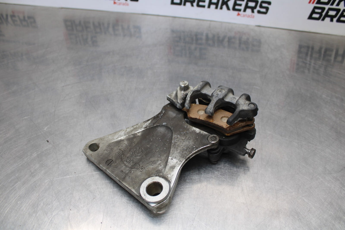 05 TRIUMPH ROCKET III REAR BACK BRAKE CALIPER W MOUNT BRACKET BB186