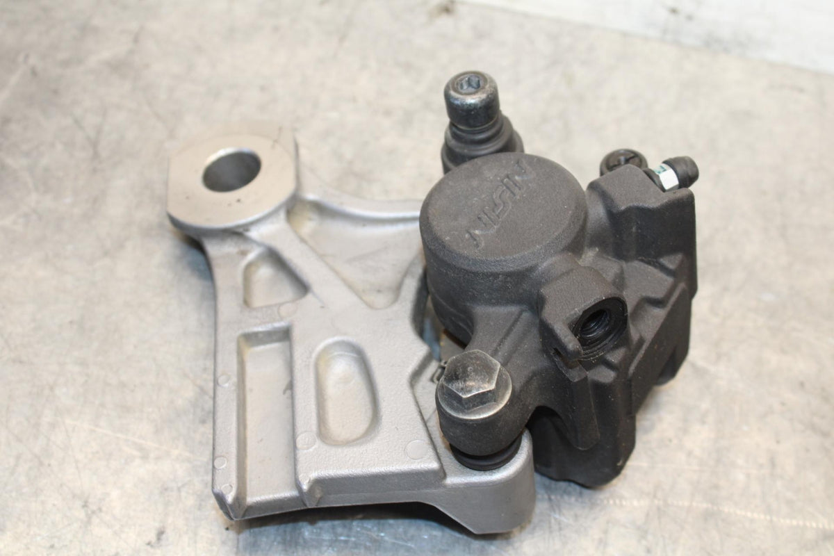 2015 Yamaha FZ09 REAR BACK BRAKE CALIPER W MOUNT BRACKET BB54