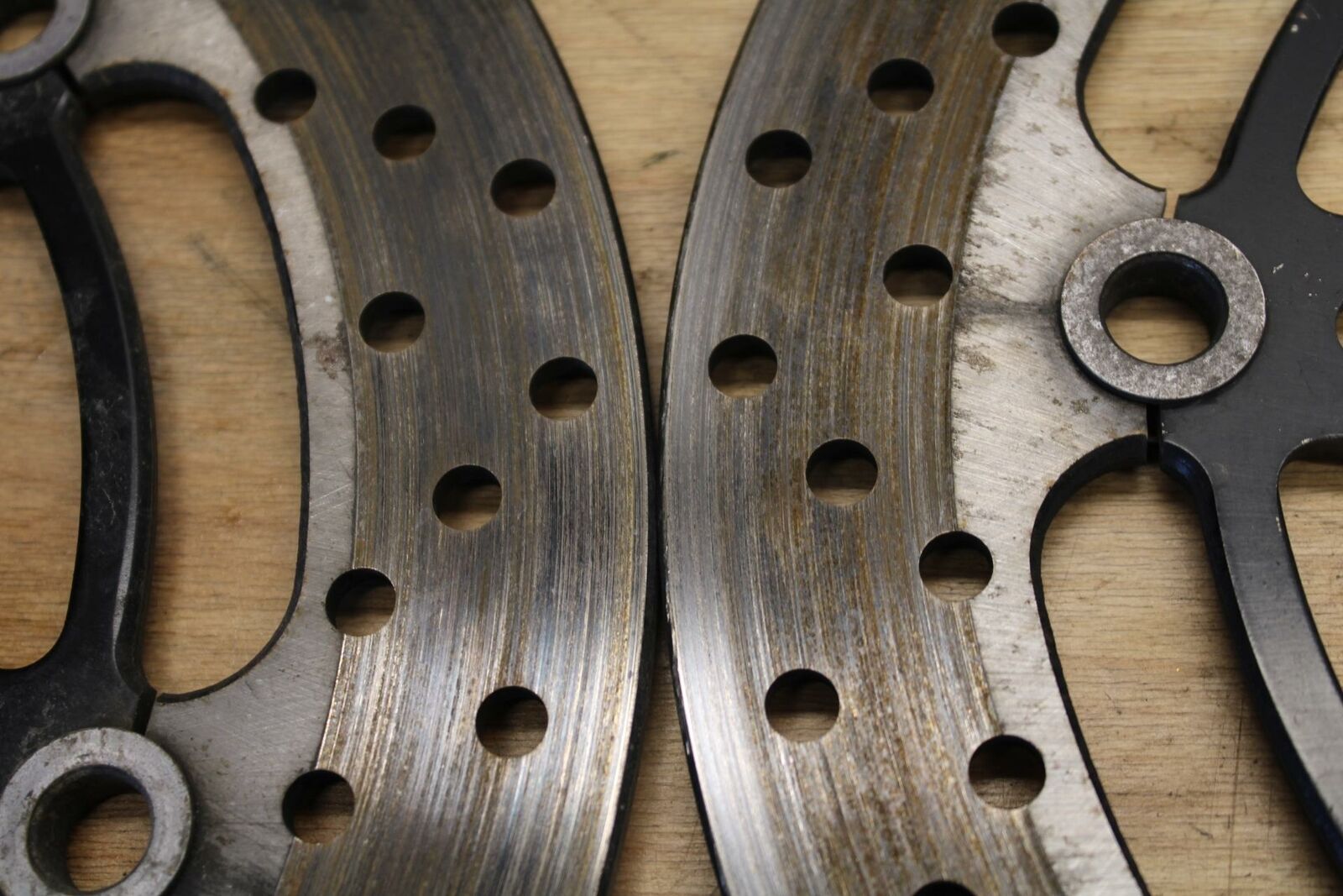 07-08 SUZUKI SV650 FRONT LEFT RIGHT BRAKE ROTORS DISCS BB316