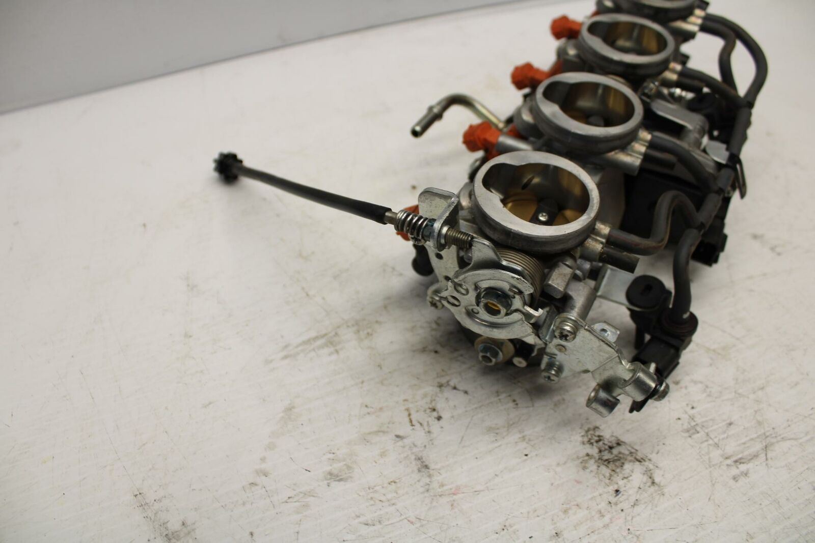 13-18 KAWASAKI NINJA ZX6R MAIN FUEL INJECTORS / THROTTLE BODIES 16163-0773 BB240