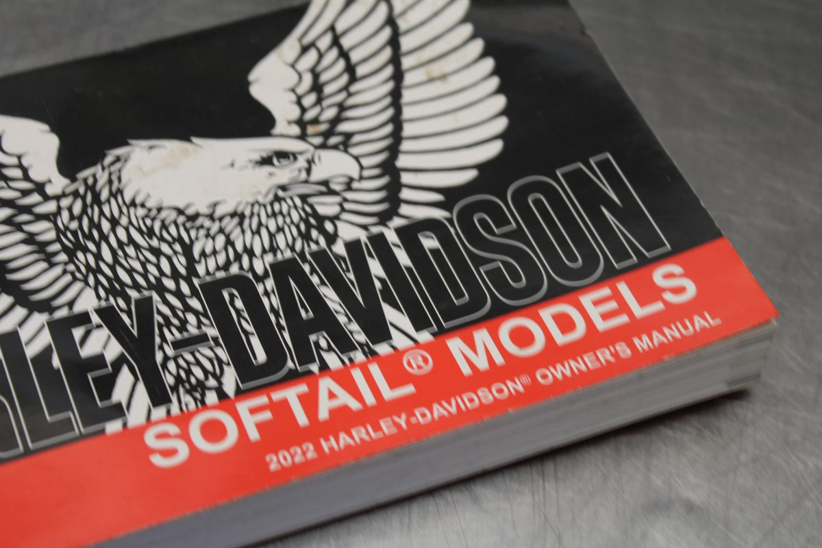 22 HARLEY-DAVIDSON SOFTAIL ORIGINAL OWNERS MANUAL BOOK BB859