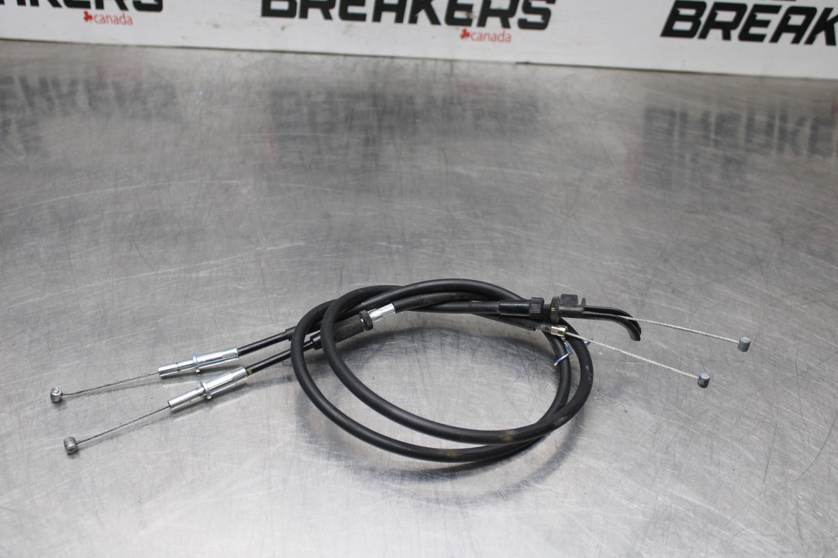 24 KAWASAKI NINJA 500 ABS THROTTLE CABLES LINES BB818