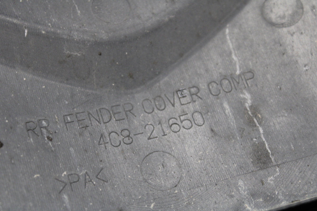 07-08 YAMAHA YZF R1 REAR BACK WHEEL TIRE HUGGER FENDER BB724
