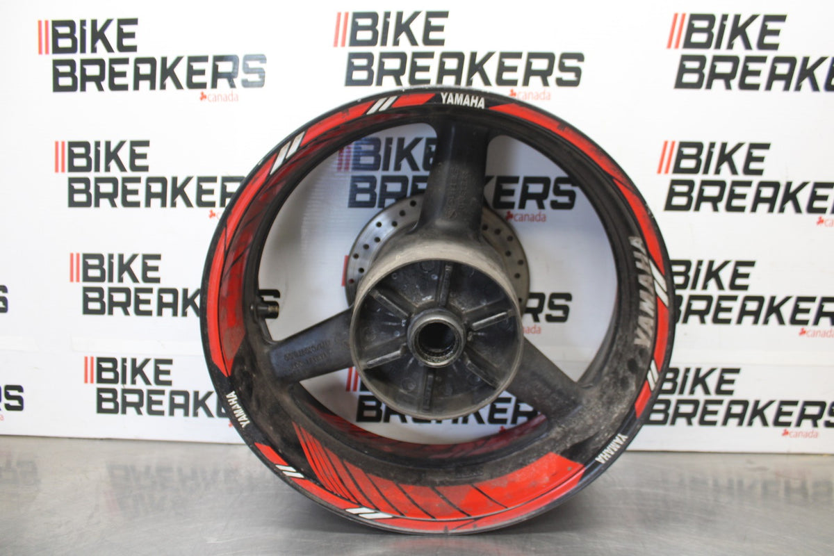 03 YAMAHA YZF R1 REAR WHEEL BACK RIM & ROTOR BB895