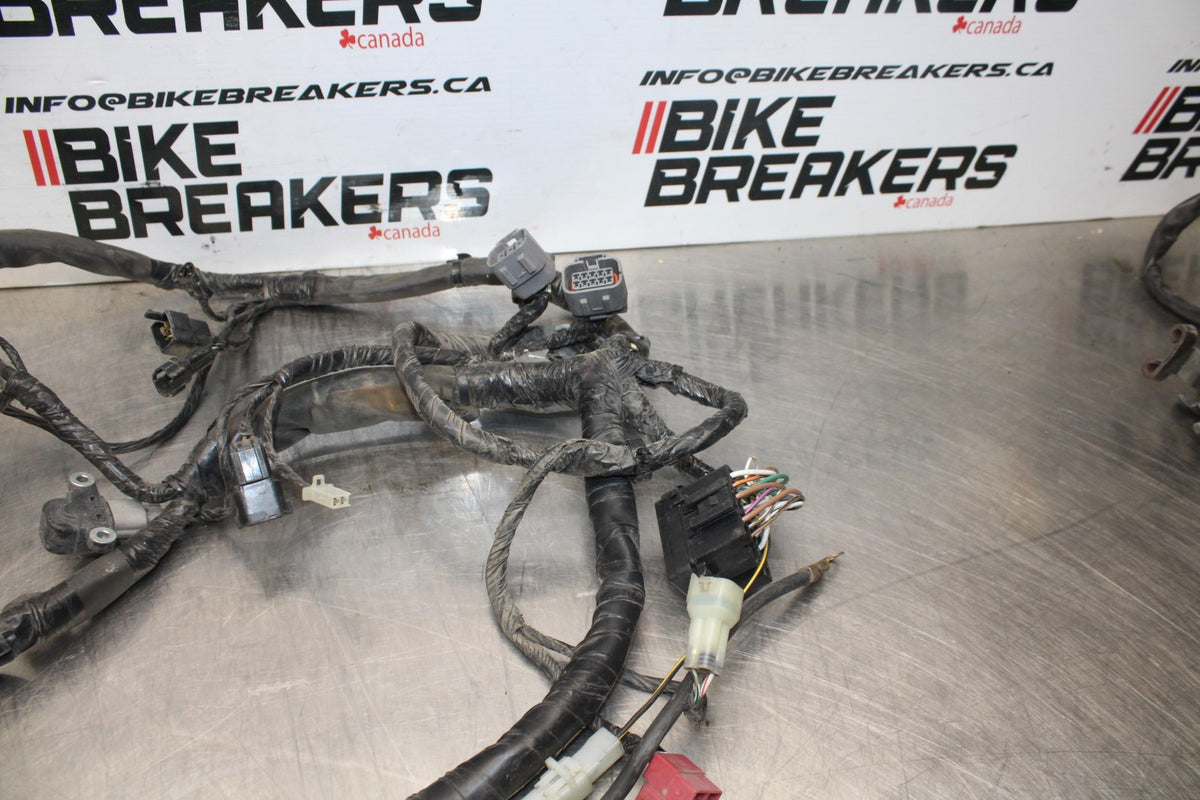 08 KAWASAKI NINJA 650 EX650 MAIN ENGINE WIRING HARNESS MOTOR WIRE LOOM BB797