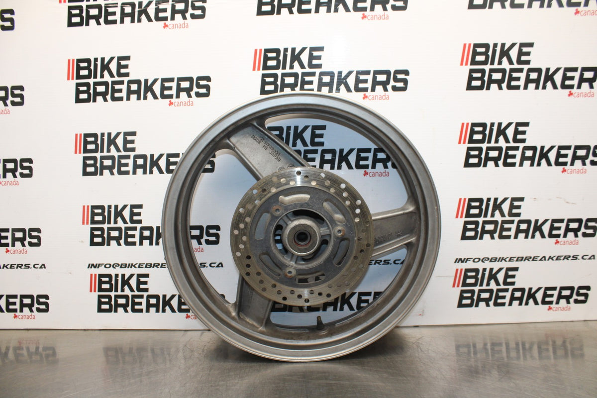 96 KAWASAKI NINJA 500 EX500A REAR WHEEL BACK RIM & ROTOR BB768