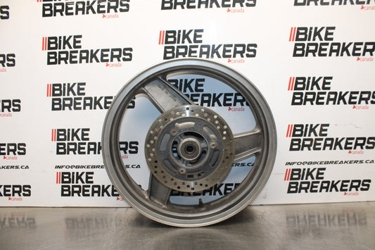 96 KAWASAKI NINJA 500 EX500A REAR WHEEL BACK RIM & ROTOR BB768
