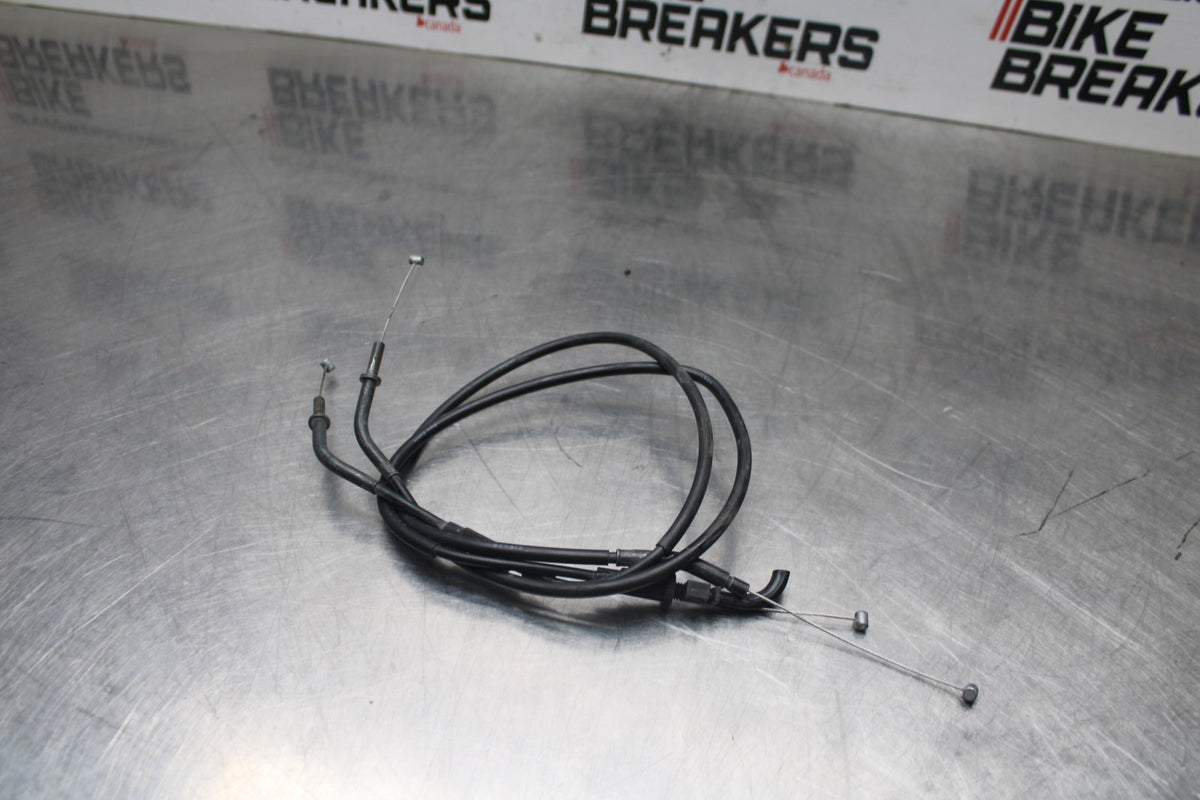 08 KAWASAKI NINJA 650 EX650 THROTTLE CABLES LINES BB797