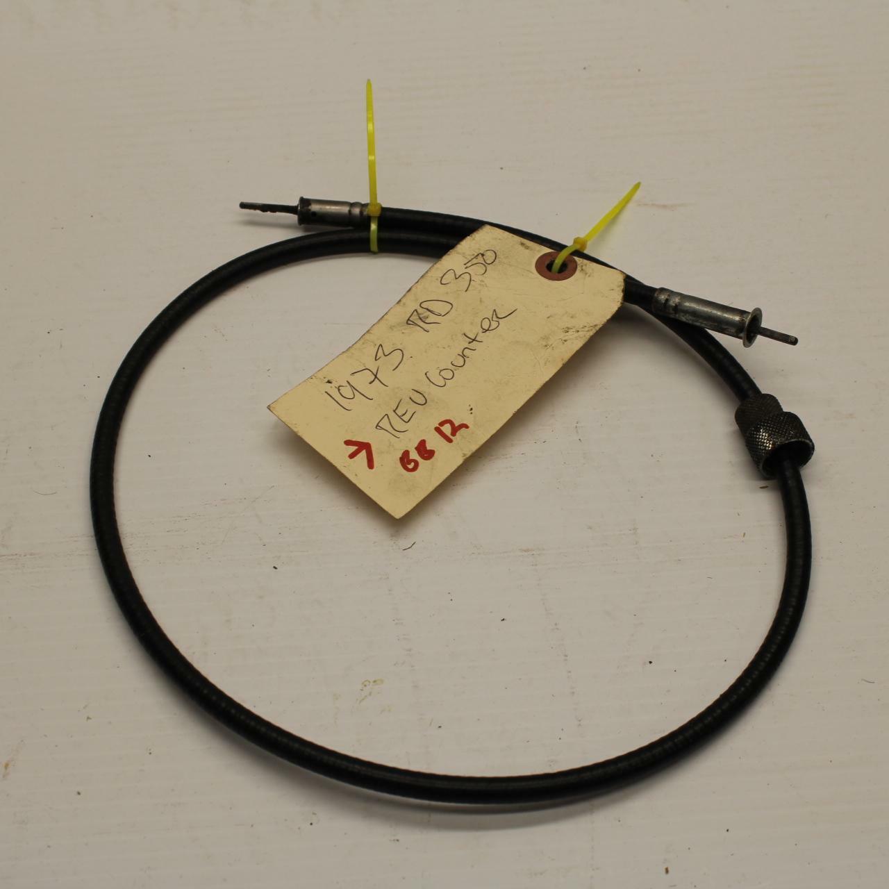 73-75 YAMAHA RD350 TACHOMETER CABLE REV LINE BB12