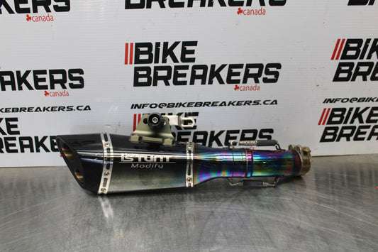 18-23 KAWASAKI NINJA 400 EX400 ABS AFTERMARKET EXHAUST PIPE MUFFLER SLIPON BB177