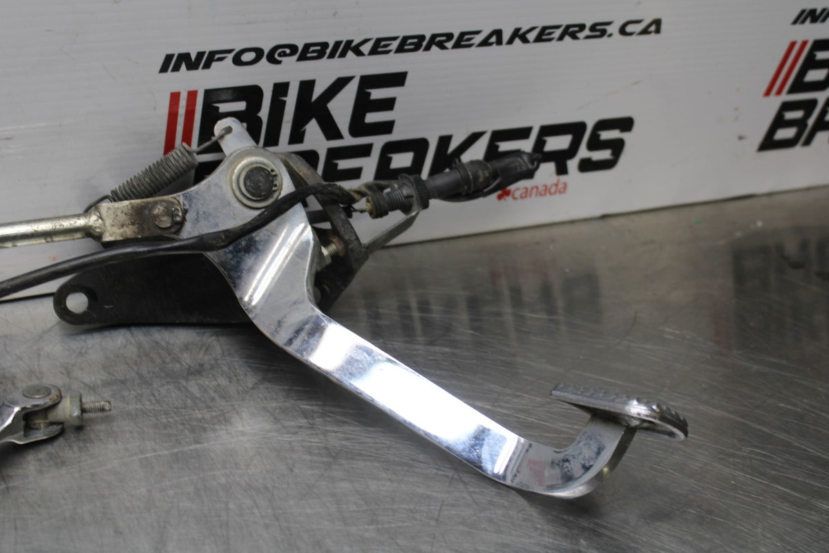 09 HONDA SHADOW 750 VT750 C2 REAR BACK BRAKE LINK LINKAGE PEDAL BB809
