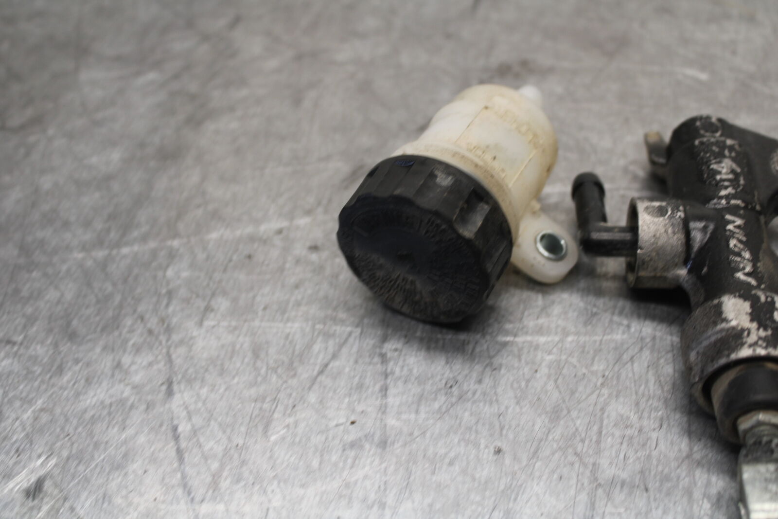 08-18 KAWASAKI KLR650 REAR BACK BRAKE MASTER CYLINDER W RESERVOIR BB707