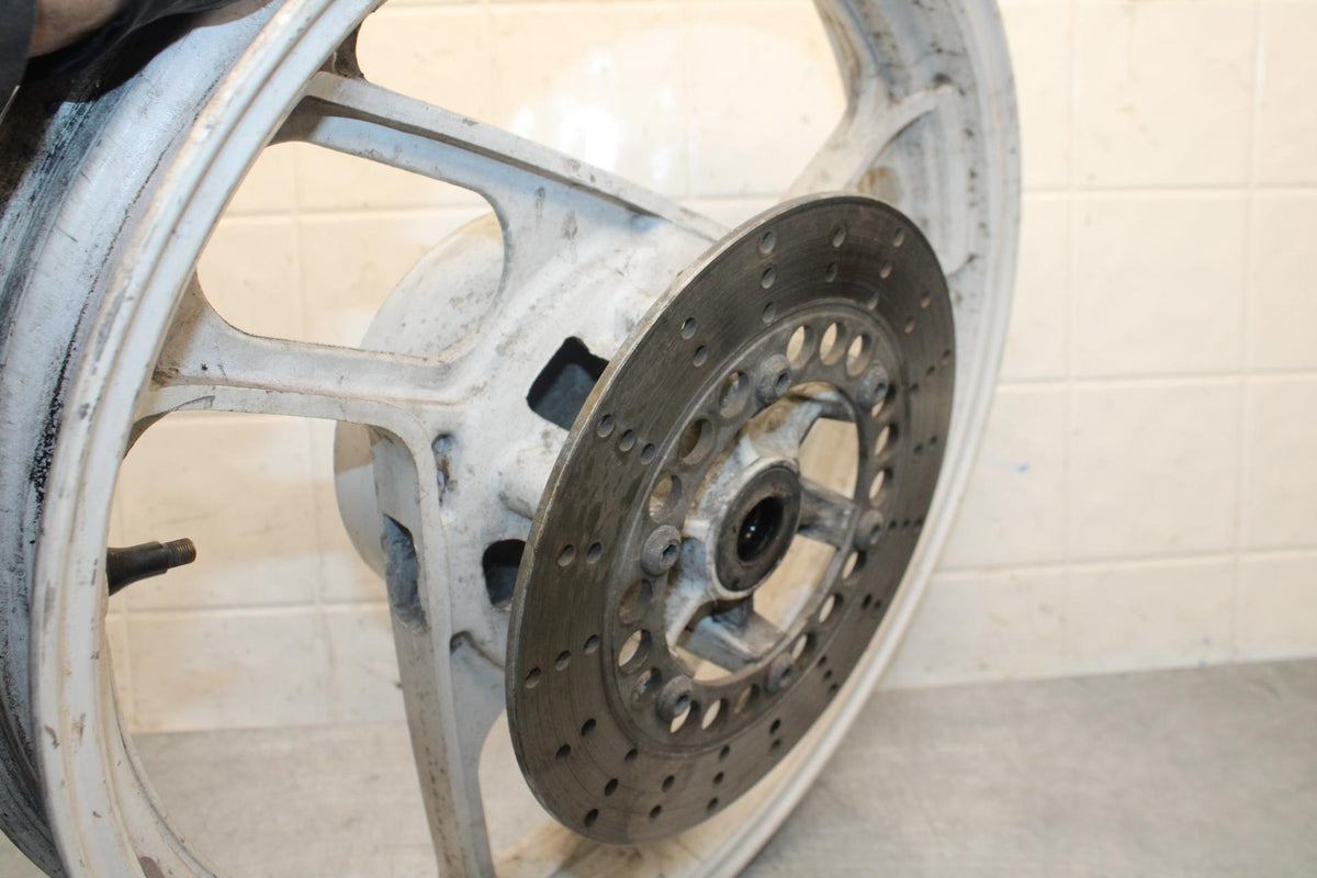 1988 Yamaha FZ600 REAR WHEEL AND ROTOR BACK BRAKE DISC BB601
