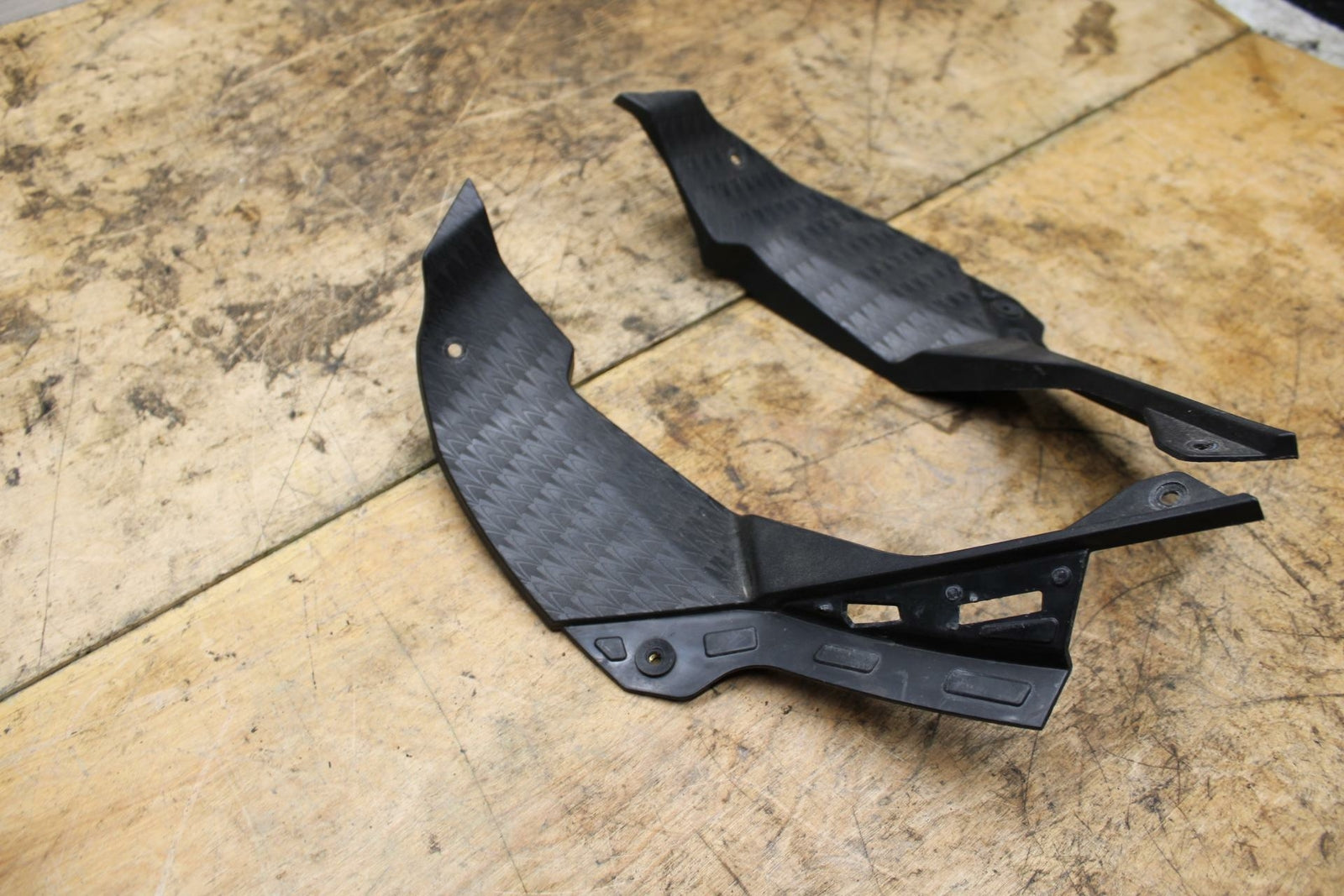 13-18 KAWASAKI NINJA ZX6R RIGHT LEFT FRONT SIDE SEAT PANELS TRIMS COWLS BB349