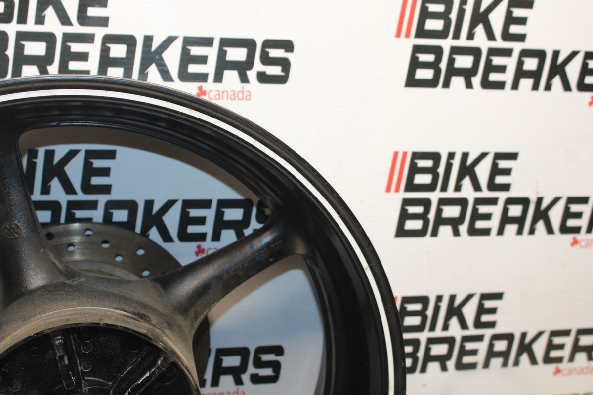 08-16 YAMAHA YZF R6 REAR WHEEL BACK RIM & ROTOR BB856