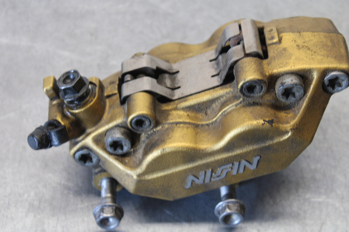 03-04 HONDA CBR600RR RIGHT LEFT FRONT BRAKE CALIPER SET PAIR CALIPERS BB661
