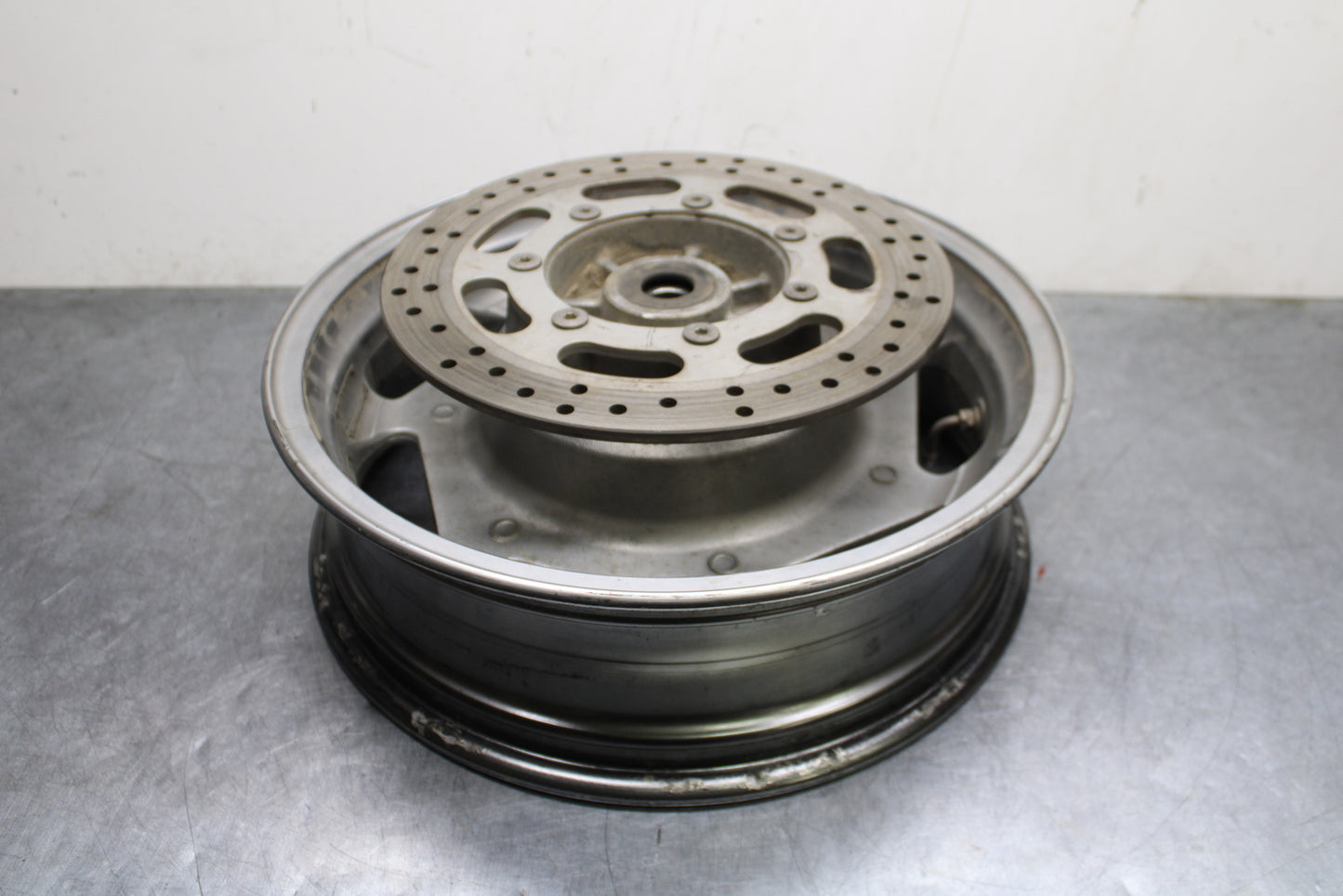 03-08 KAWASAKI VULCAN 1600 REAR WHEEL BACK RIM BB754