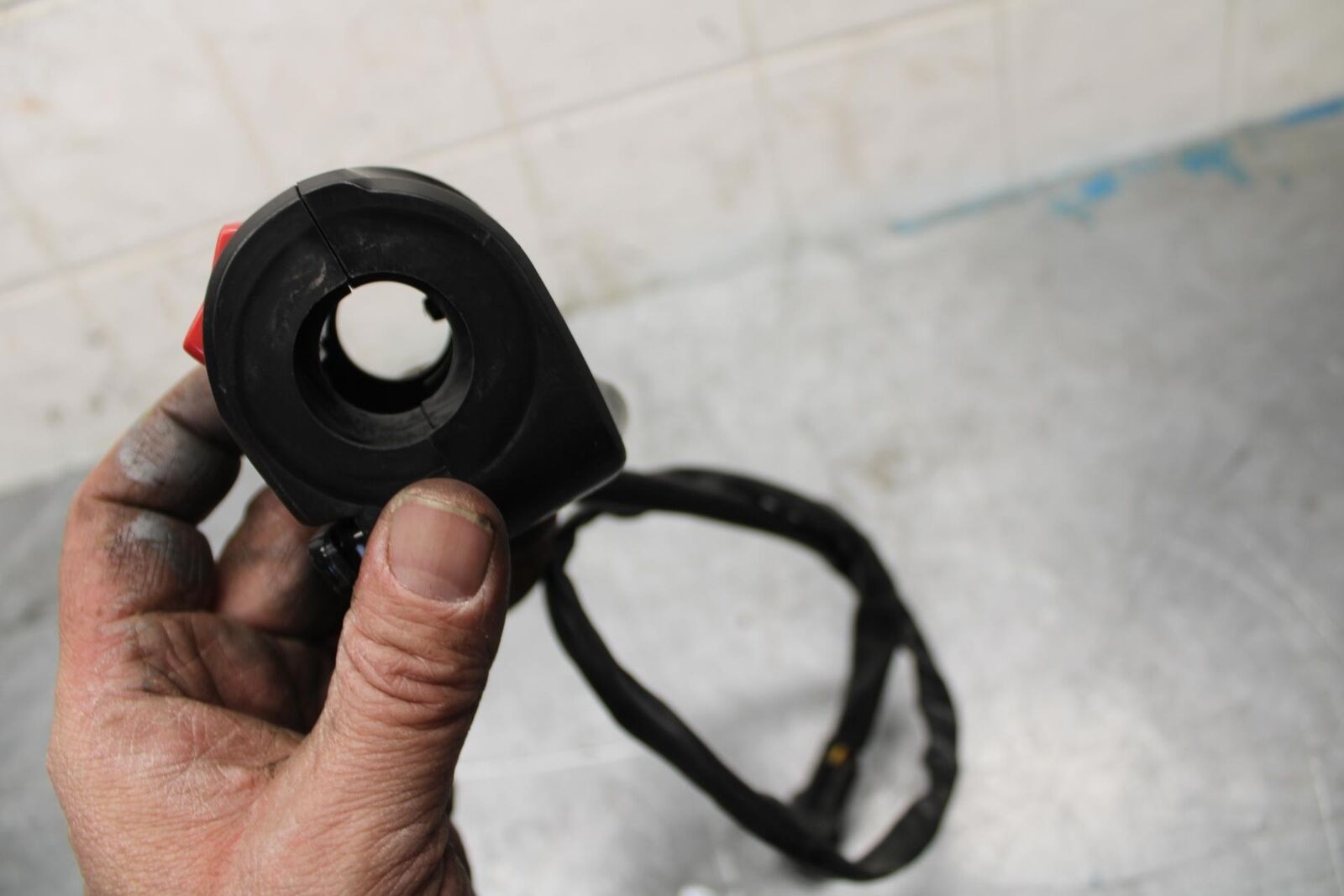 12-17 KAWASAKI NINJA 650 RIGHT CLIP ON HANDLE KILL OFF START SWITCH  BB470