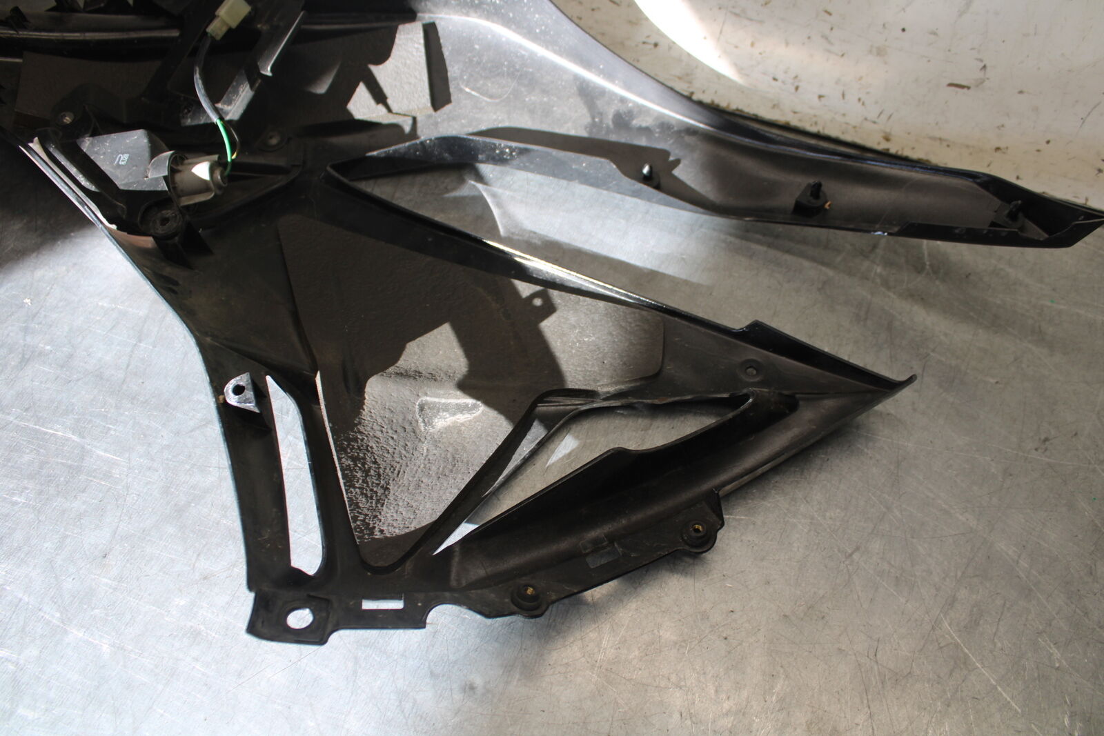09-12 KAWASAKI NINJA ZX6R RIGHT LOWER MID UPPER SIDE FAIRING COWL  BB698