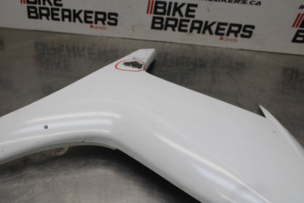 11-24 SUZUKI GSXR750 RIGHT MID UPPER SIDE FAIRING COWL PLASTIC BB871