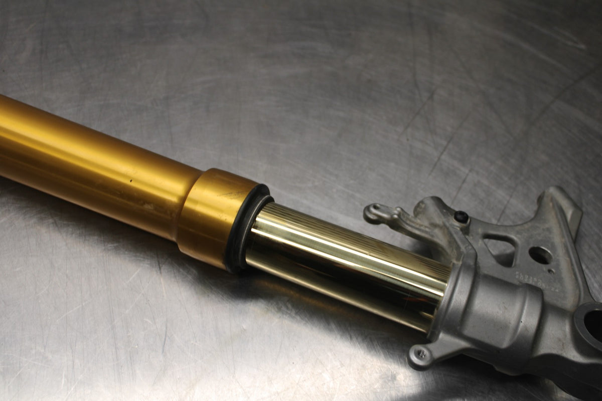 24 APRILIA TUONO V4 1100 FACTORY ABS RIGHT FRONT FORK SHOCK SUSPENSION BB887