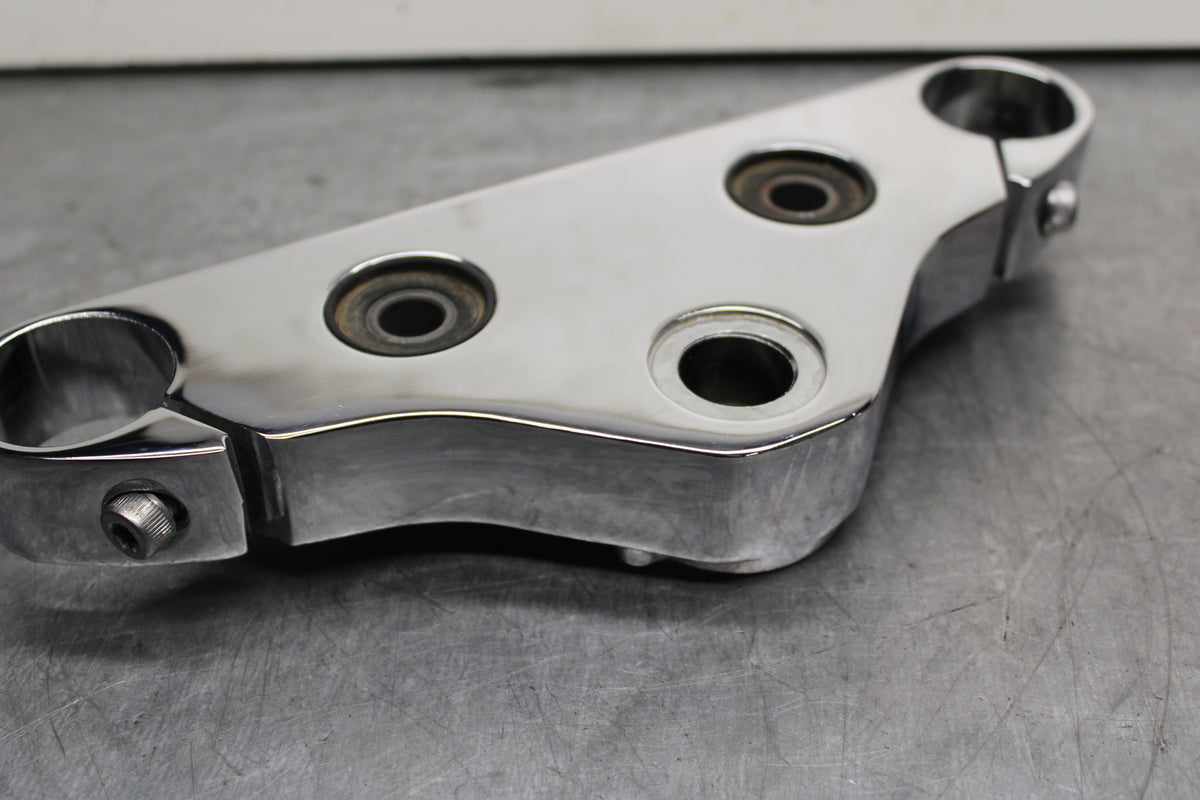 06-07 YAMAHA V STAR 1100 FORKS UPPER TRIPLE TREE CLAMP BB124