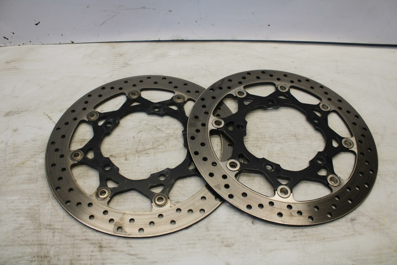 07-12 SUZUKI BANDIT 650F FRONT LEFT RIGHT BRAKE ROTORS DISCS BB280