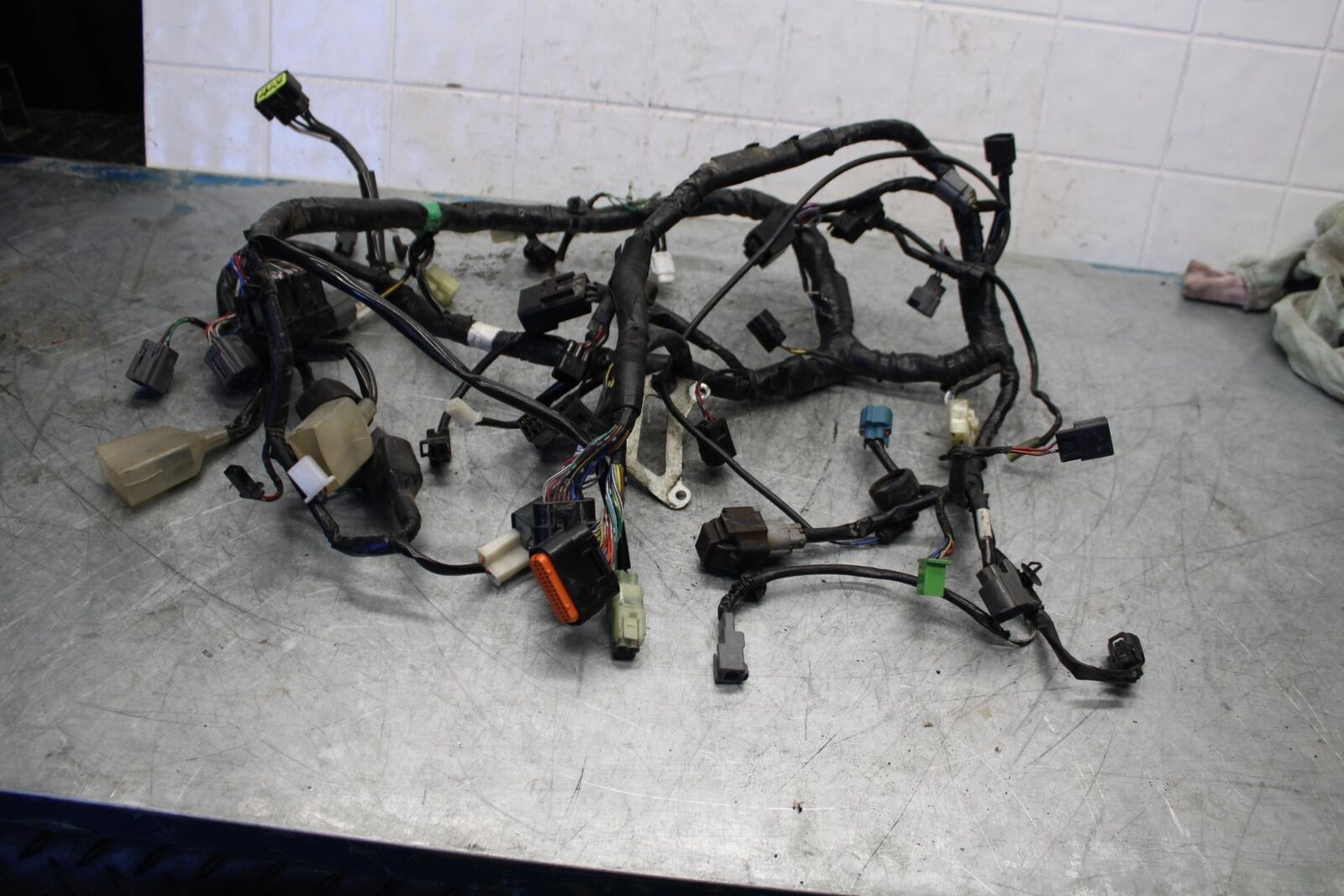13-17 KAWASAKI NINJA 300 MAIN ENGINE WIRING HARNESS MOTOR WIRE LOOM BB429