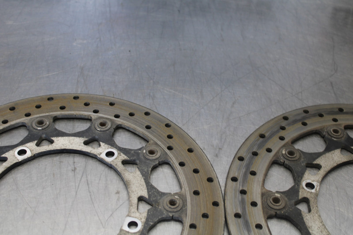 05 YAMAHA YZF R6 FRONT LEFT RIGHT BRAKE ROTORS DISCS BB894