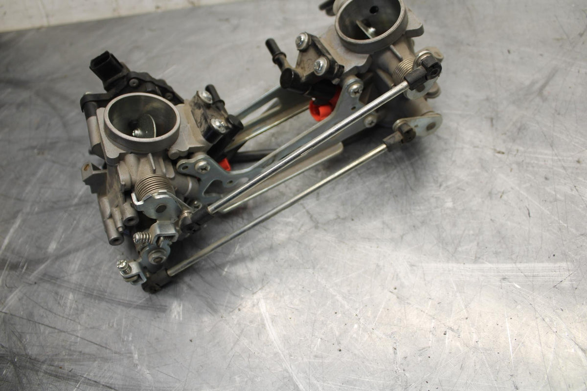 2017 Suzuki SV650X SV650AL7 ABS MAIN FUEL INJECTORS / THROTTLE BODIES BB511