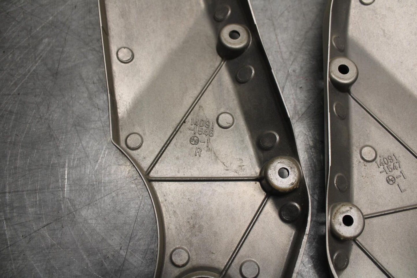 03-06 KAWASAKI Z1000 RIGHT LEFT FRAME MID SIDE COVERS COWLS PANELS TRIM BB487