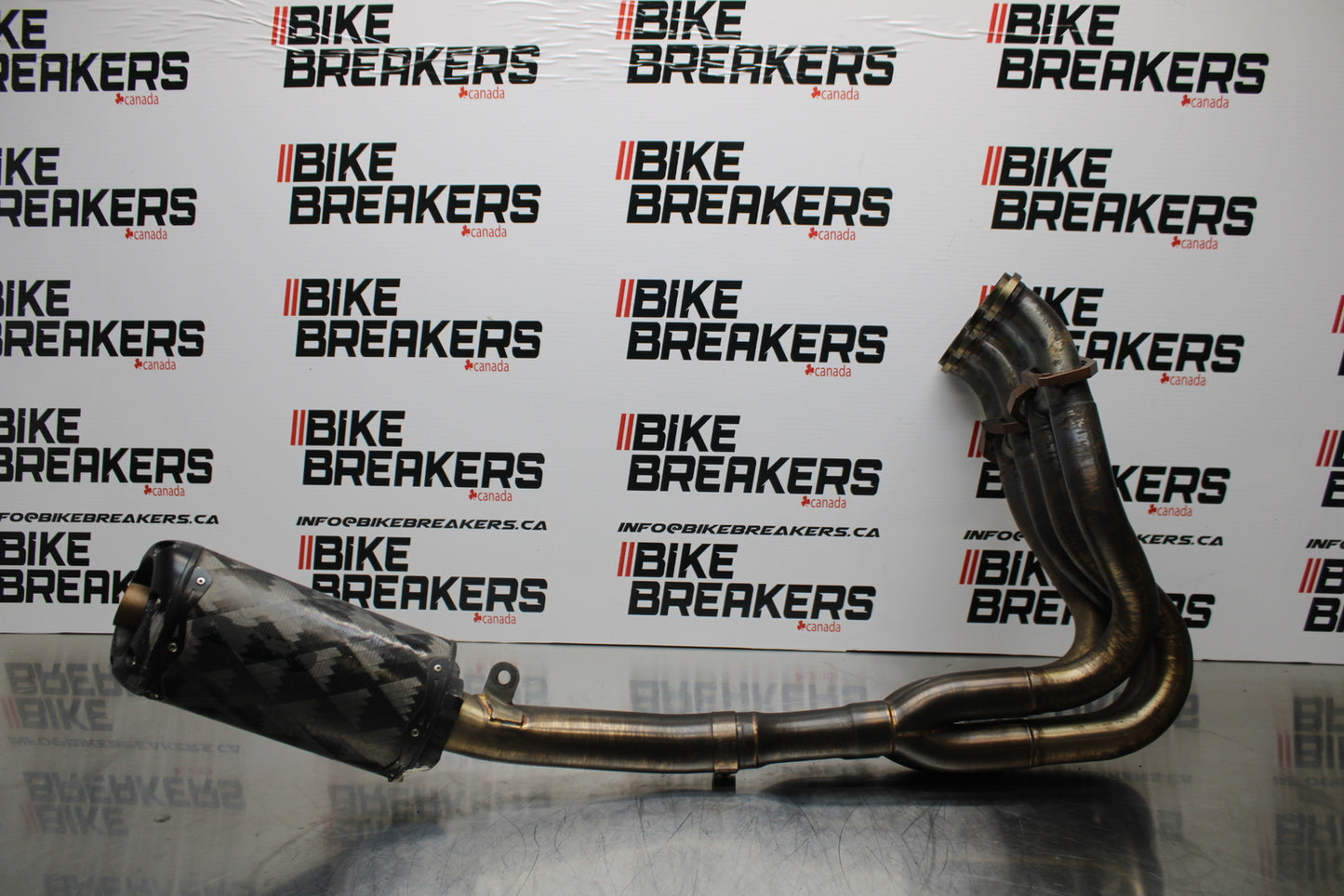 13-17 KAWASAKI NINJA ZX6R TWO BROTHERS FULL EXHAUST SYSTEM HEADERS  BB143