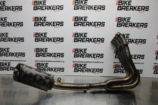 13-17 KAWASAKI NINJA ZX6R TWO BROTHERS FULL EXHAUST SYSTEM HEADERS  BB143
