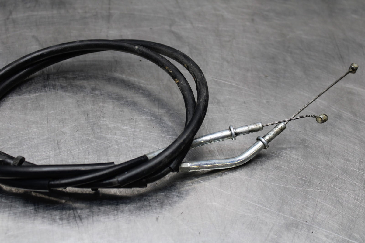 98 KAWASAKI NINJA ZX6 THROTTLE CABLE HOUSING & CABLES LINES BB870