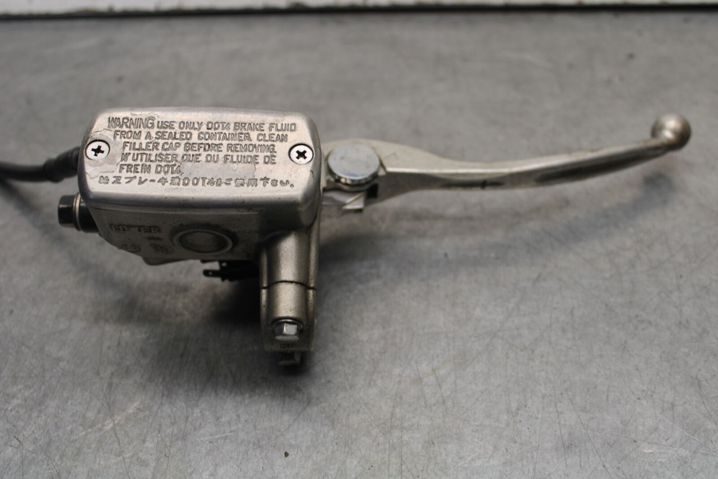 04-12 HONDA ST1300A FRONT BRAKE MASTER CYLINDER BB669