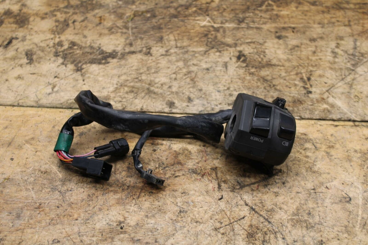 13-18 KAWASAKI NINJA ZX6R RIGHT CLIP ON HANDLE KILL OFF START SWITCHES BB342