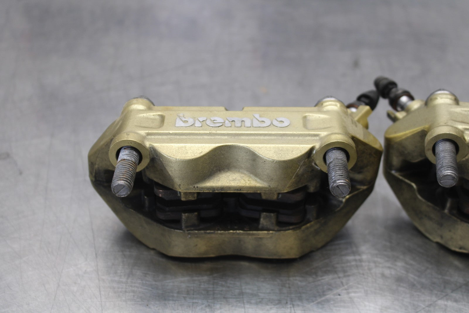 12-14 BMW S1000RR RIGHT LEFT FRONT BRAKE CALIPER SET PAIR CALIPERS BB204