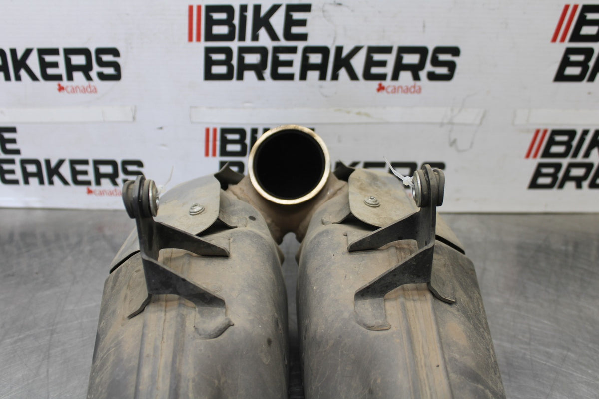 16 DUCATI 959 PANIGALE EXHAUST PIPE MUFFLER SLIP ON CAN SILENCER BB912