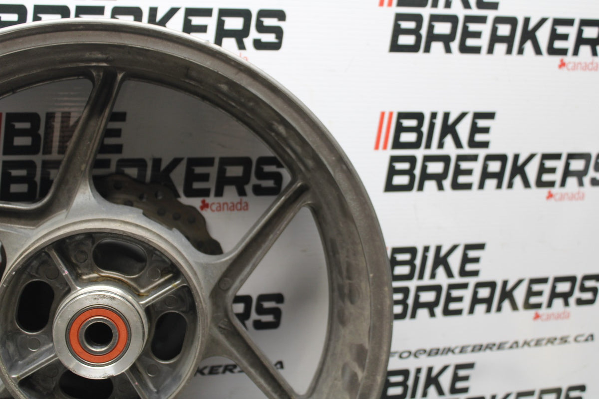 06 KAWASAKI NINJA 650 EX650 REAR WHEEL BACK RIM & ROTOR BB823