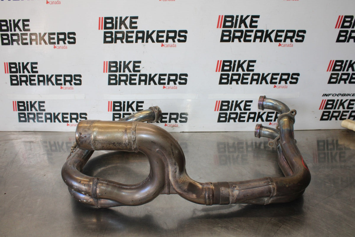 24 APRILIA TUONO V4 1100 FACTORY ABS EXHAUST HEADER PIPES MANIFOLD BB887