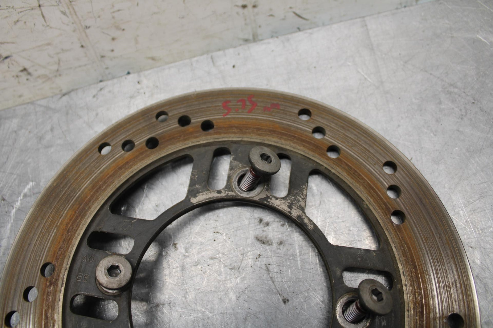 00-01 KAWASAKI ZZR600 REAR ROTOR BACK BRAKE DISC BOLT BB31