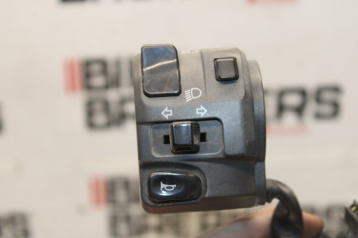 07-08 KAWASAKI NINJA ZX6R LEFT CLIP ON HANDLE HORN SIGNALS SWITCH SWITCHES BB937