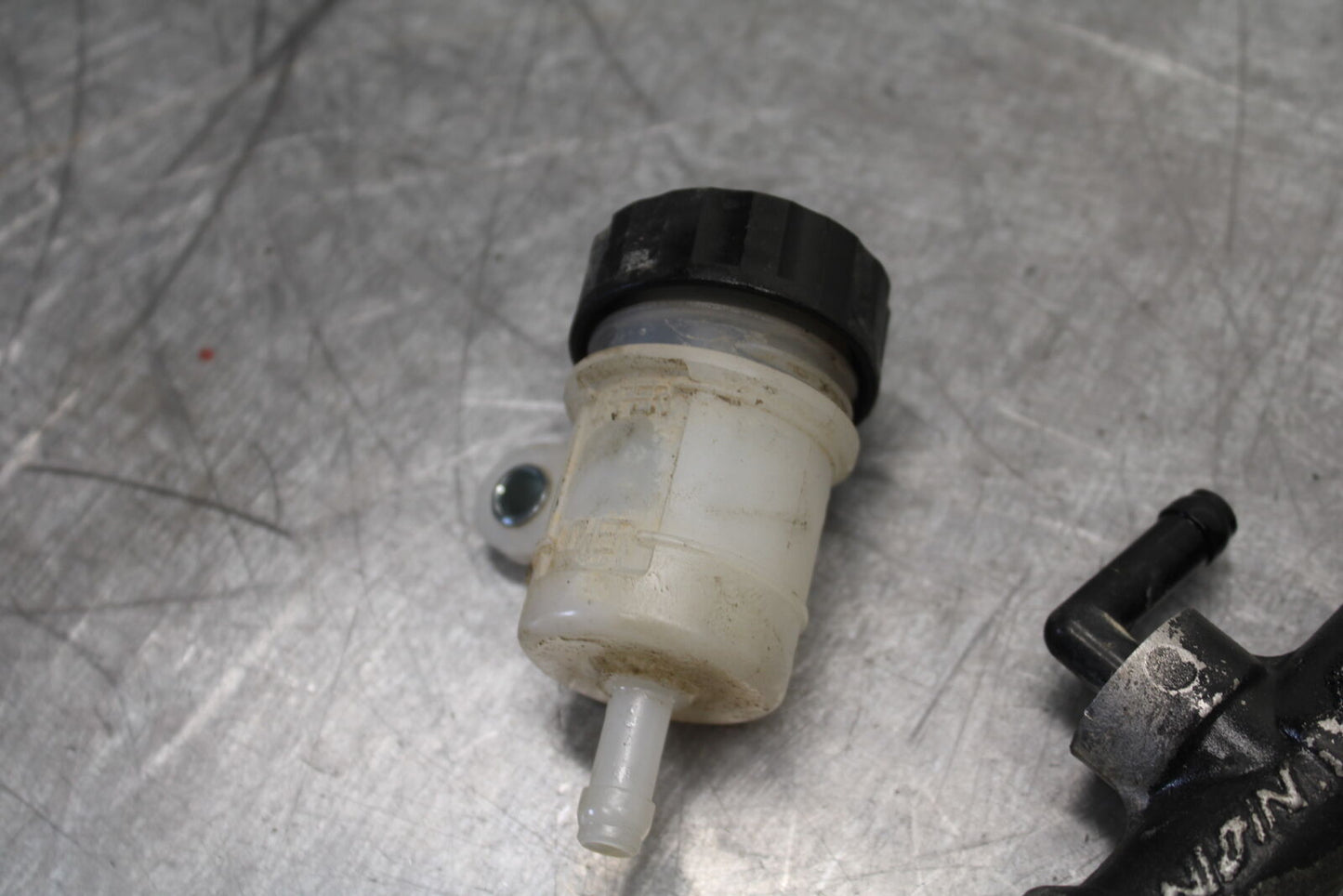 08-18 KAWASAKI KLR650 REAR BACK BRAKE MASTER CYLINDER W RESERVOIR BB707