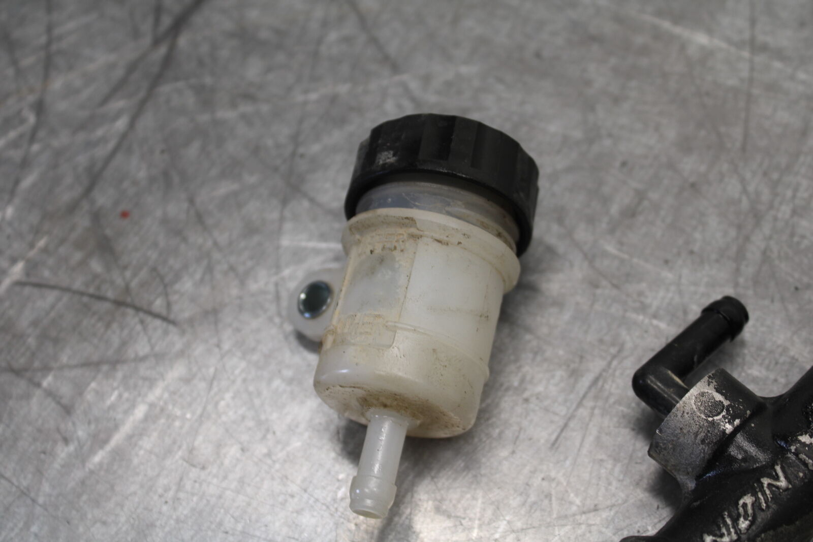 08-18 KAWASAKI KLR650 REAR BACK BRAKE MASTER CYLINDER W RESERVOIR BB707