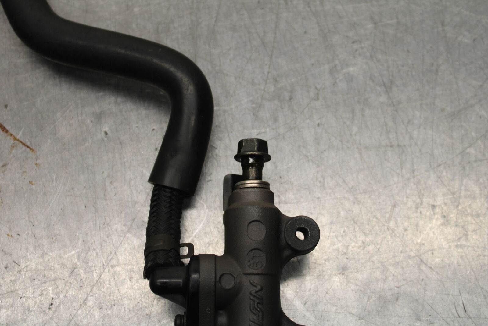 03-04 HONDA CBR600RR REAR BACK BRAKE MASTER CYLINDER W RESERVOIR BB114