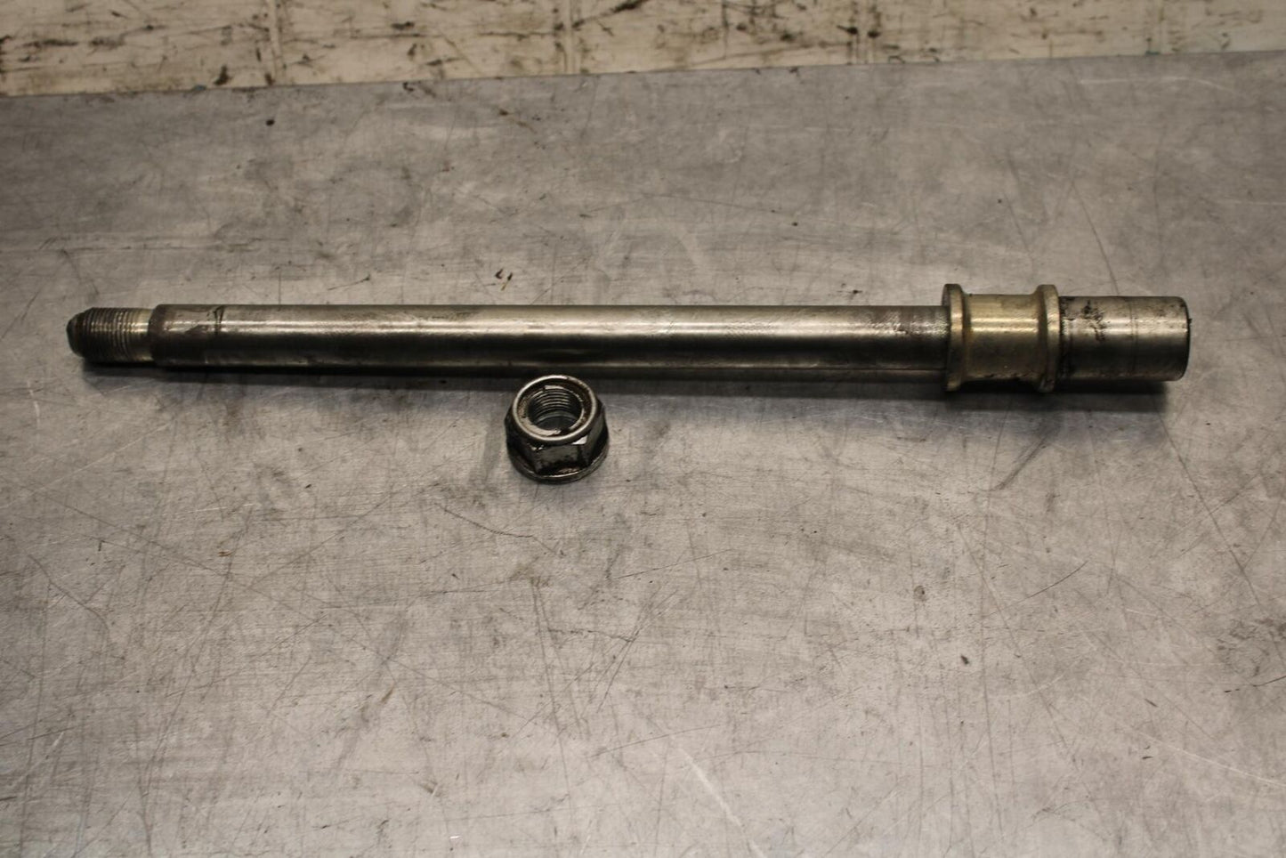 2007 Honda Shadow Spirit 1100 VT1100C REAR AXLE BACK WHEEL RIM  BOLT AXEL BB561
