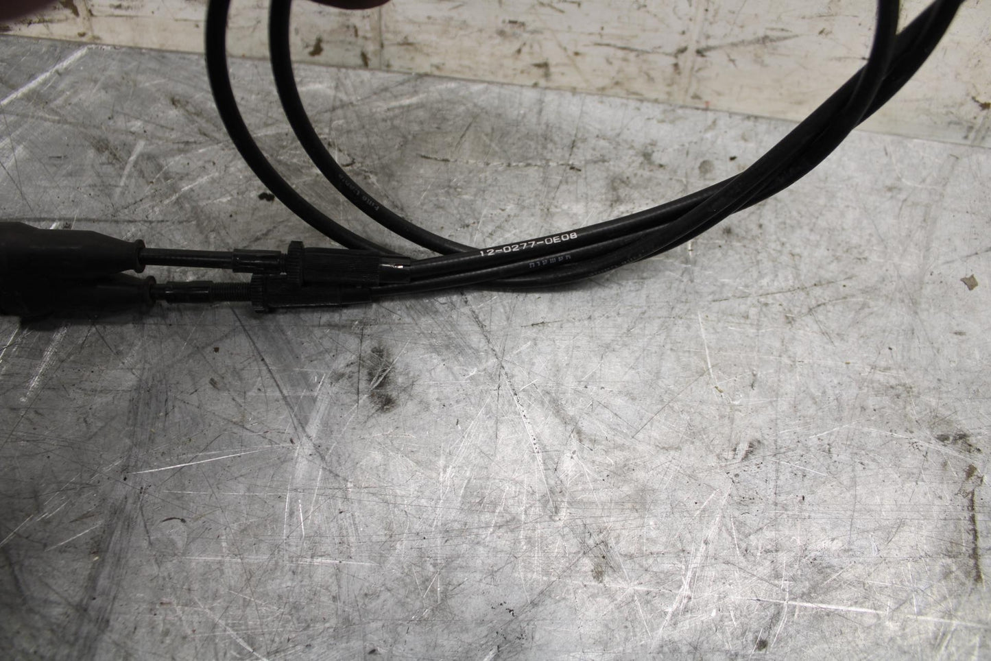 2009 Kawasaki Ninja ZX6R ZX600R THROTTLE CABLES LINES 54012-0277 BB44